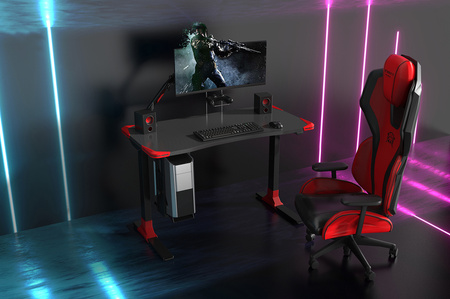 Elektryczne biurko gamingowe Spacetronik SPE-G110B